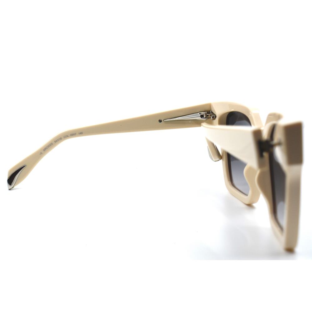 ROBERTO CAVALLI SRC002S IVORY GREY GRADIENT AUTHENTIC SUNGLASSES - Picture 11 of 14